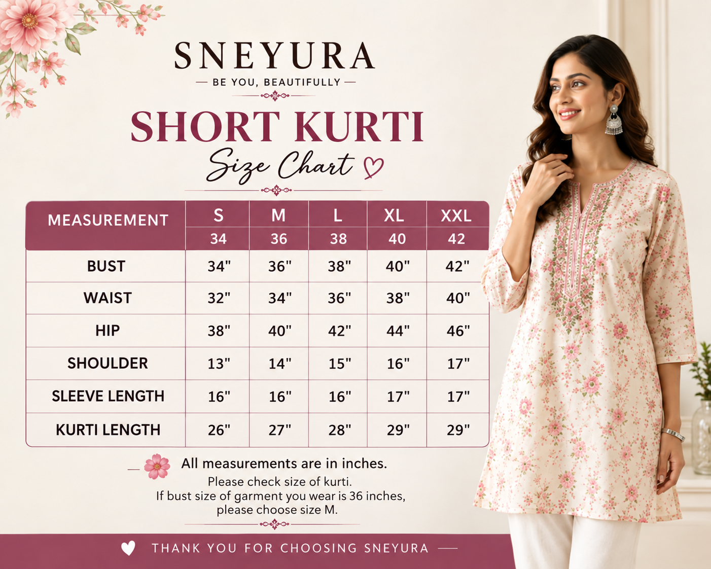 Premium Maroon Hand Block Printed Short Top for Women