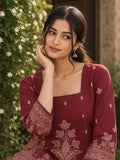 Premium Trendy Maroon Floral Printed Back Dori Kurti Top