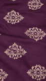 Premium Trendy Printed Violet Peplum Top